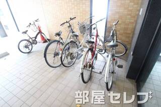 自転車置場。