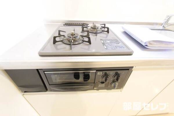 二口コンロでお料理も捗りますね