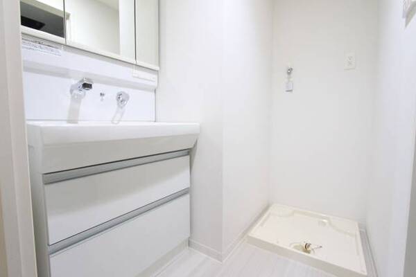 綺麗な脱衣所です。