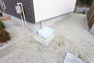 ペット足洗い場もあります