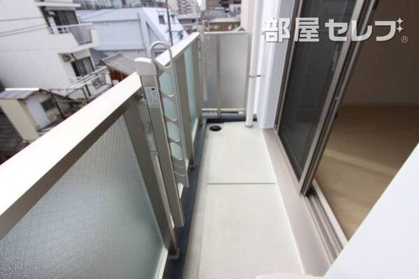 日当たりのよいベランダです。