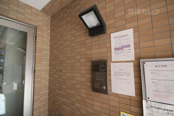 オートロックでセキュリティーも安心。