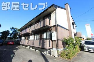 2階建てアパート。