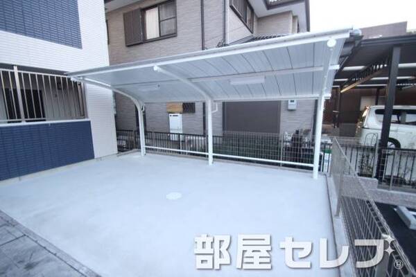 自転車置場。