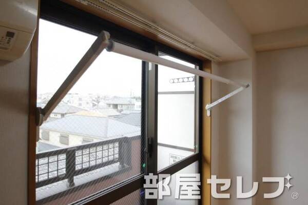 室内物干し。