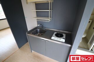 一口コンロ付きキッチン