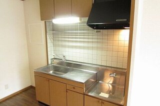 2口コンロが設置可能