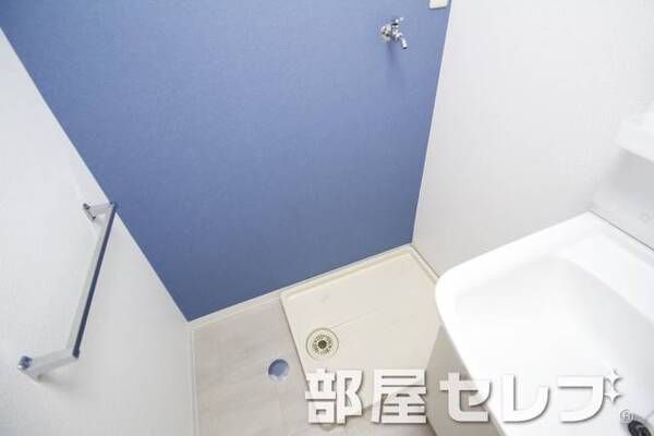 洗濯機置き場はこちら。