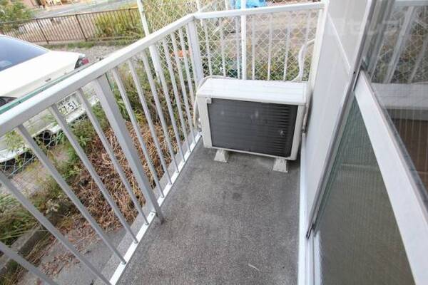 解放感のあるベランダです