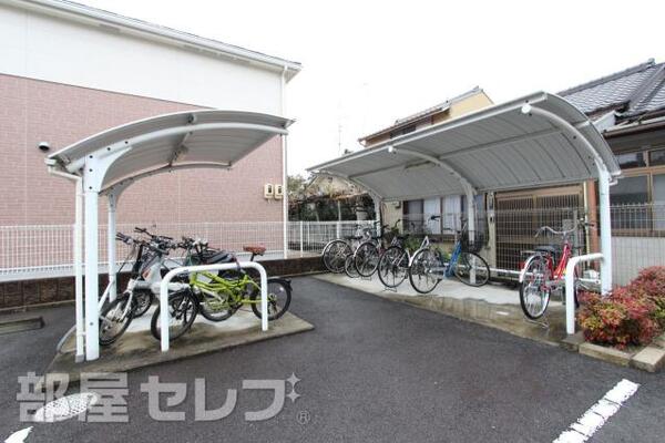 駐輪場です。