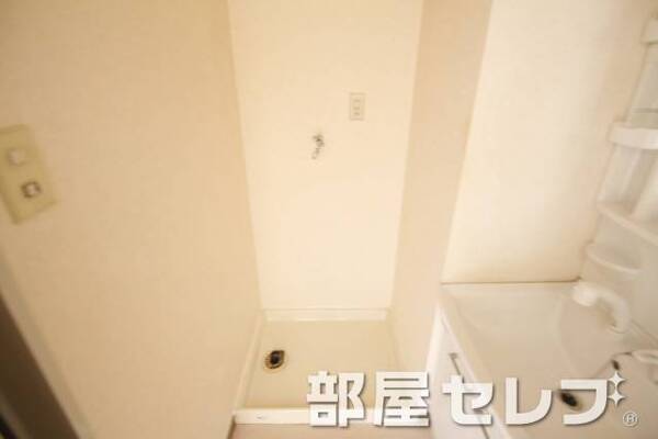 室内洗濯機置き場。