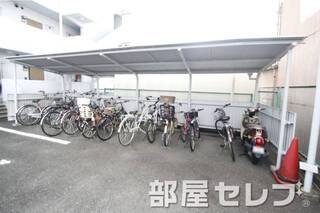 自転車置場。