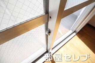 網ガラス。