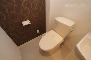 落ち着くトイレです