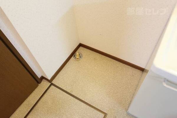室内洗濯機置場です。