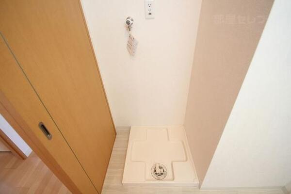 室内洗濯機置き場です。