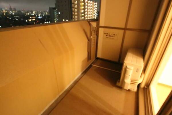 広く使えるバルコニー