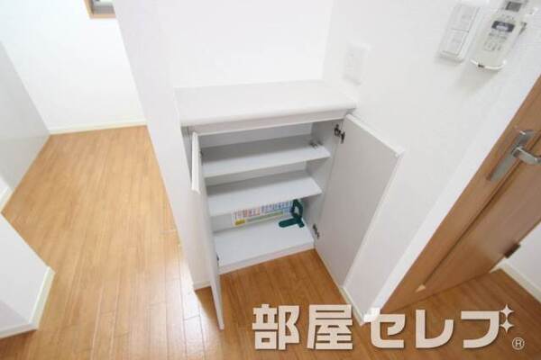 ちょっとした収納です。お使いください。