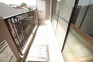 南面のベランダ長いのでたくさん干せます
