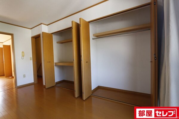 広い。これだけの収納があれば大丈夫です。