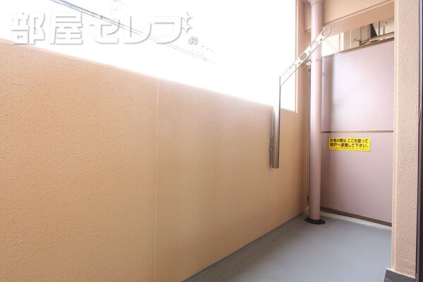 日当たりの良いベランダです。