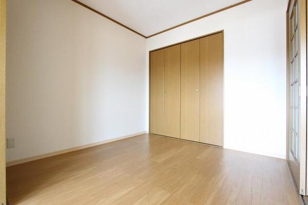 大きなクローゼットがあるお部屋です。