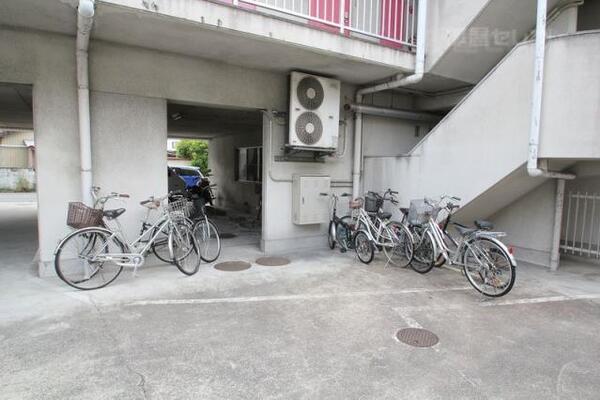 駐輪場です。