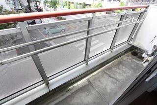 水はけの良いベランダです。