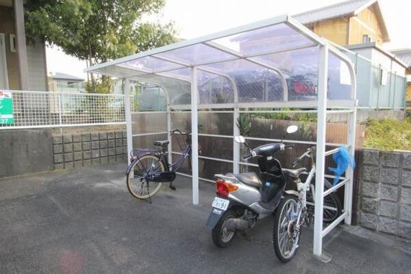 駐輪場です。