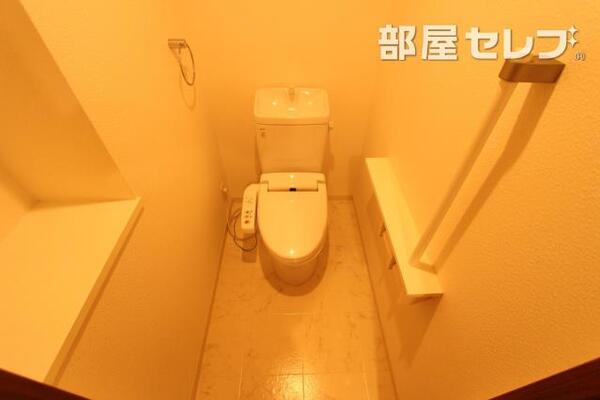 少し広めのトイレが嬉しいです
