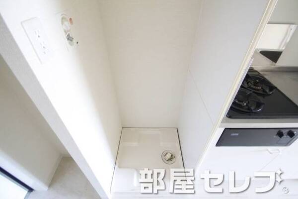 洗濯機置き場はこちらへ。イメージ写真