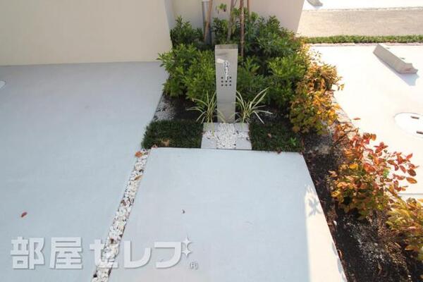 ペットの足洗い場です。