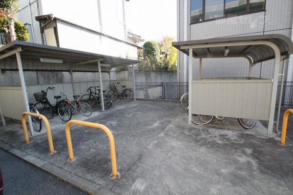 駐輪場です。