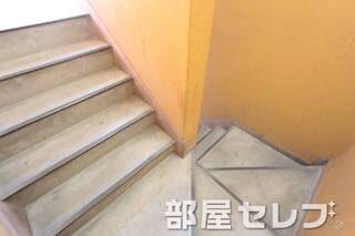 きれいにしている階段です。
