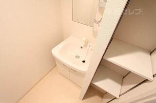 もちろんシャンプードレッサー付☆あるとうれしい収納棚付き☆