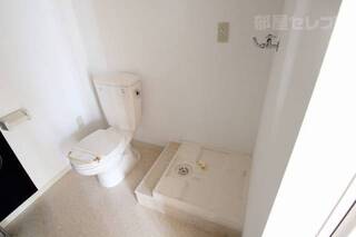 オシャレなトイレ一体型です
