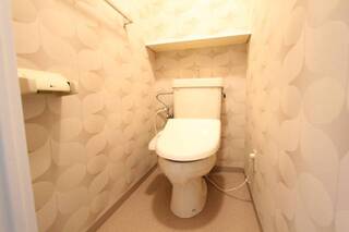 清潔感のあるトイレです　他号室の写真です。