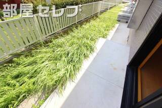 広いベランダです。