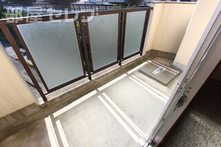 風通しの良いベランダです。