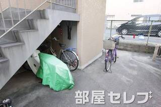 自転車置場。