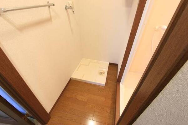 室内洗濯置き場です