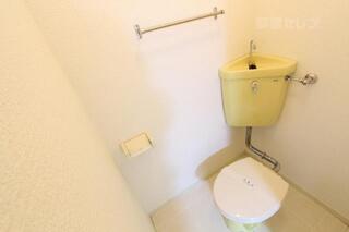お掃除しやすいトイレです。