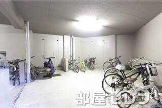 自転車置場。