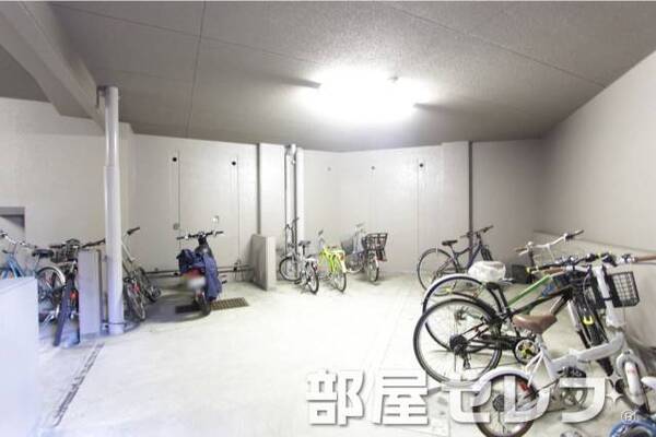 自転車置場。