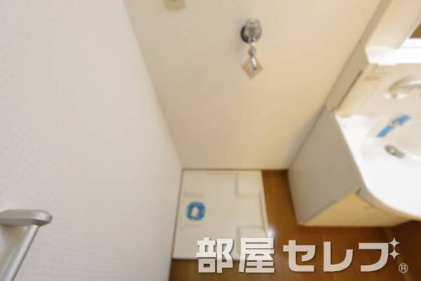 室内洗濯機置き場。