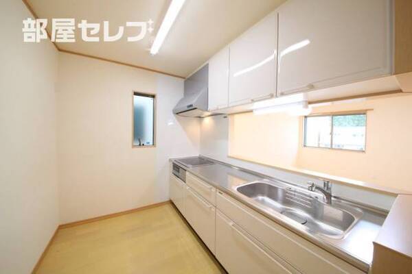 収納たっぷりのIHクッキングヒーターシステムキッチン