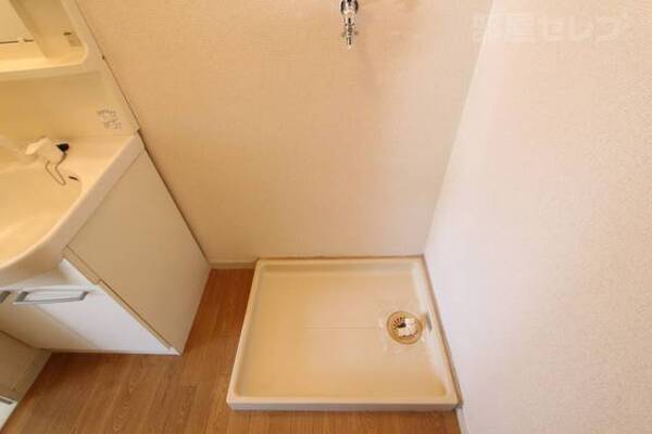 室内洗濯機置場です。