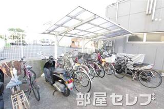 自転車置場。