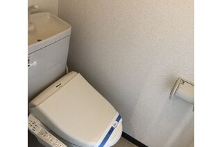 ウォシュレット付きのトイレ。