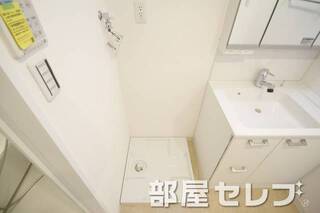 室内洗濯機置き場。